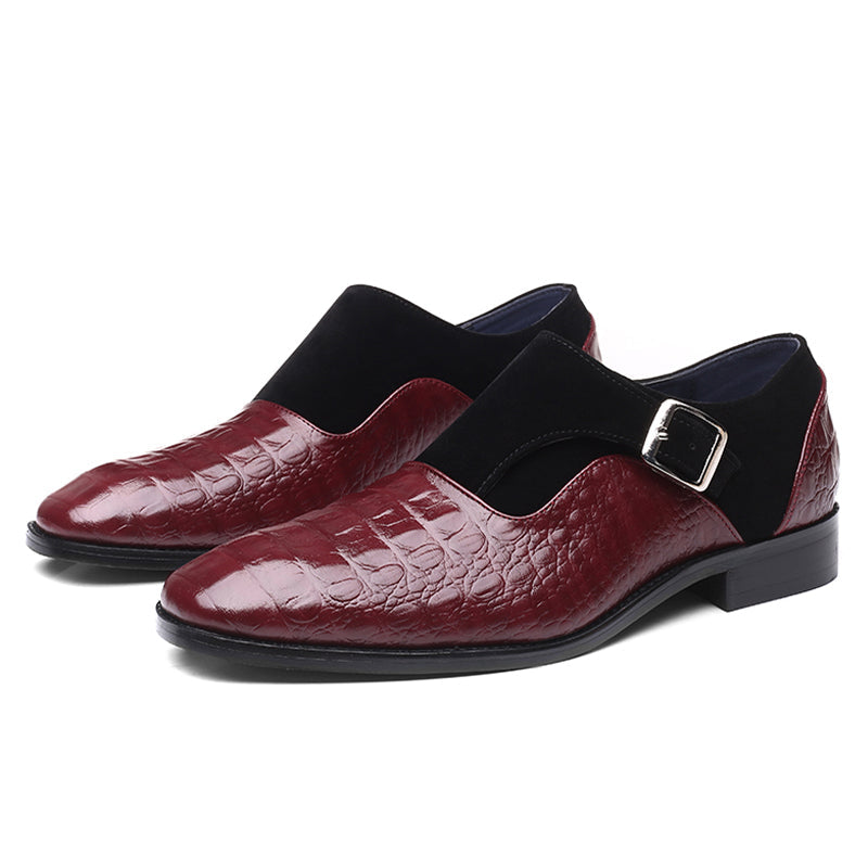 Chaussures de Costume en Cuir Serpent
