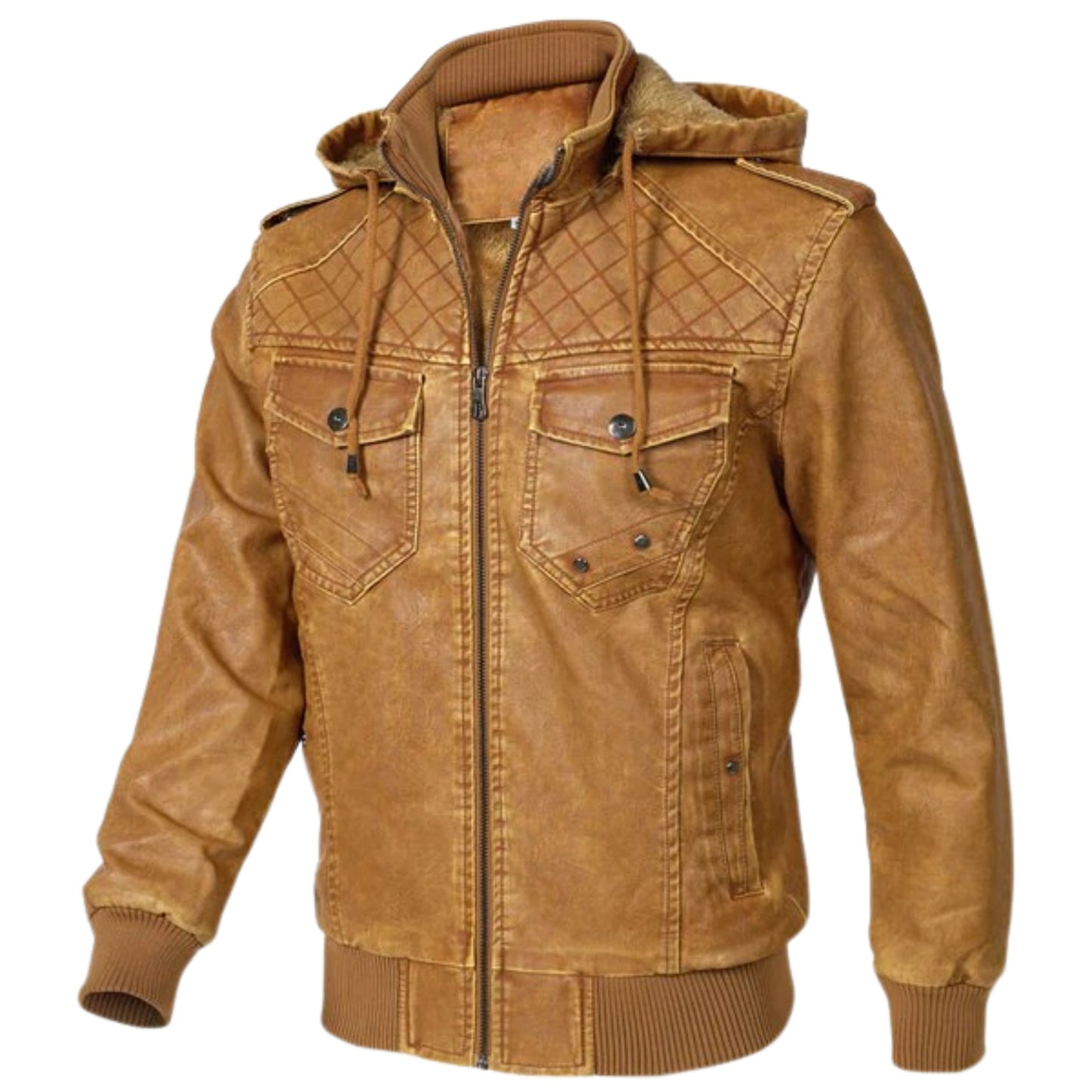 Veste en Cuir de Luxe