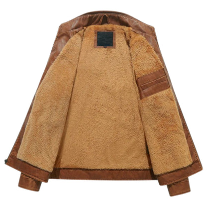 Veste en Cuir de Luxe