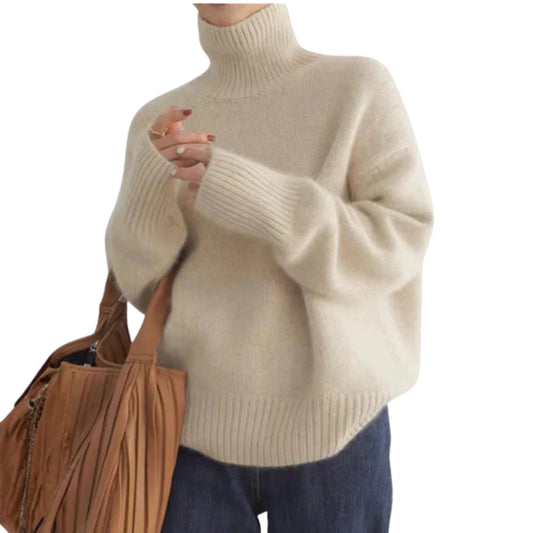 Isabella | Pull en Cachemire Col Montant