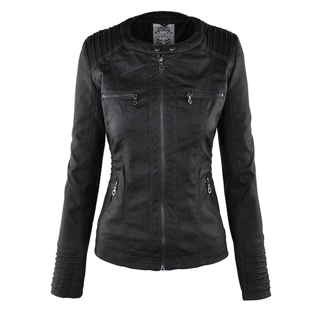 Gia | Veste en Cuir Biker