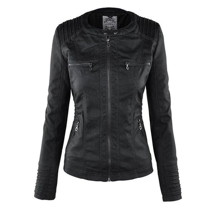Gia | Veste en Cuir Biker