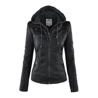 Gia | Veste en Cuir Biker
