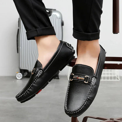 Mocassins en Cuir Véritable