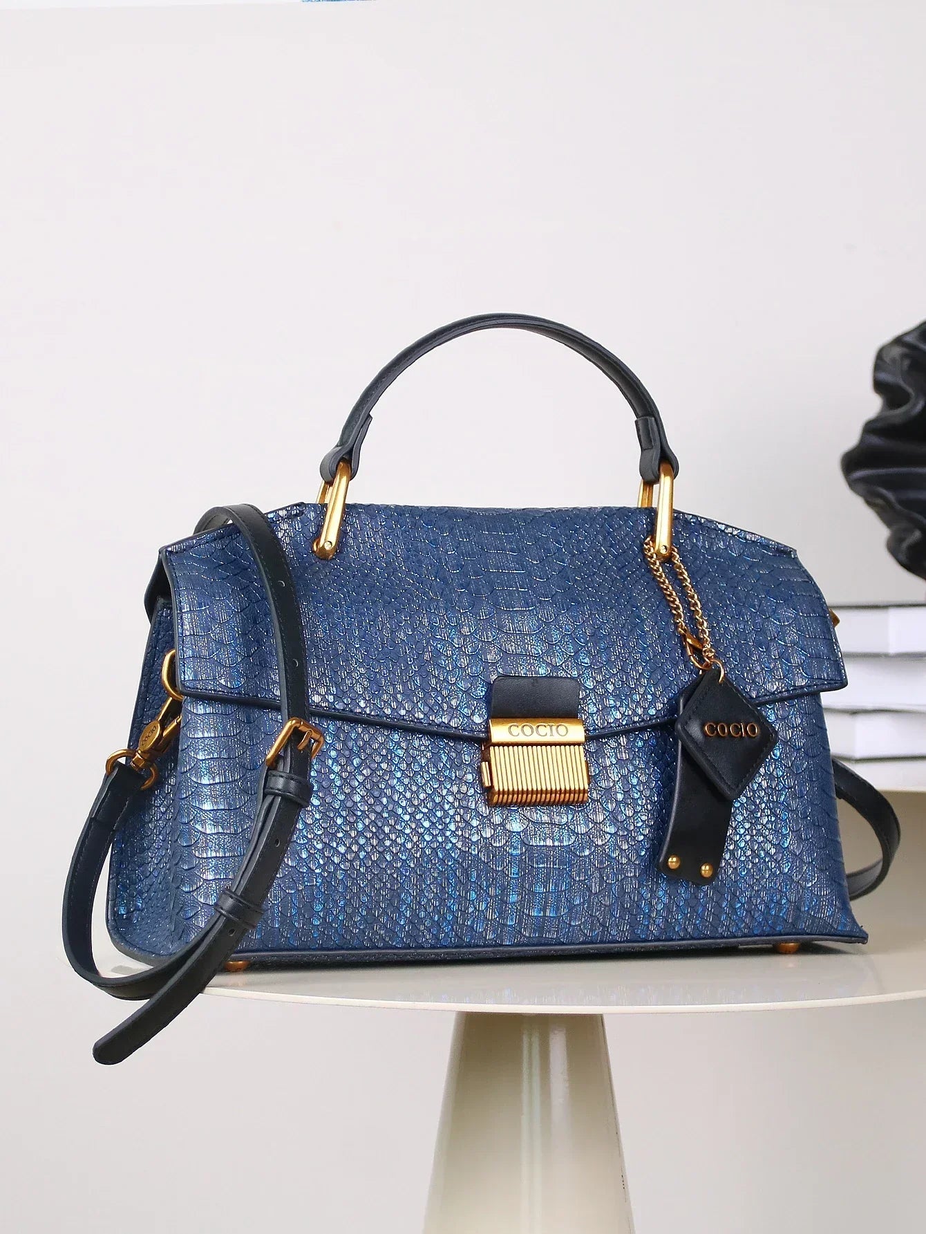 Sac Tote Celeste Python
