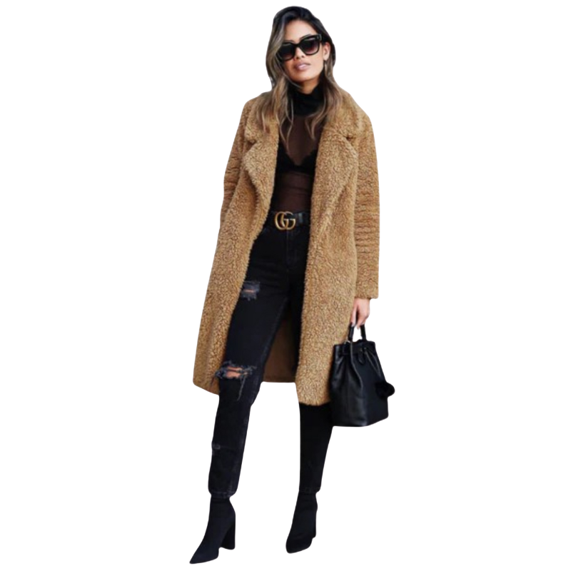 Alliah | Manteau Long en Fleece