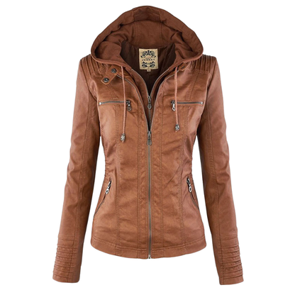 Gia | Veste en Cuir Biker