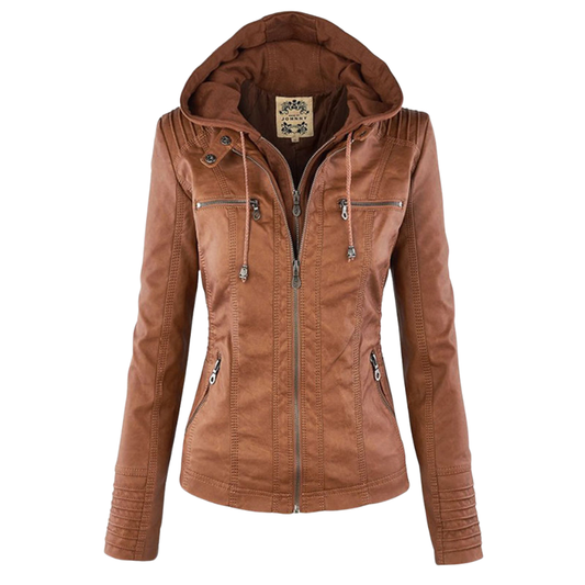 Gia | Veste en Cuir Biker