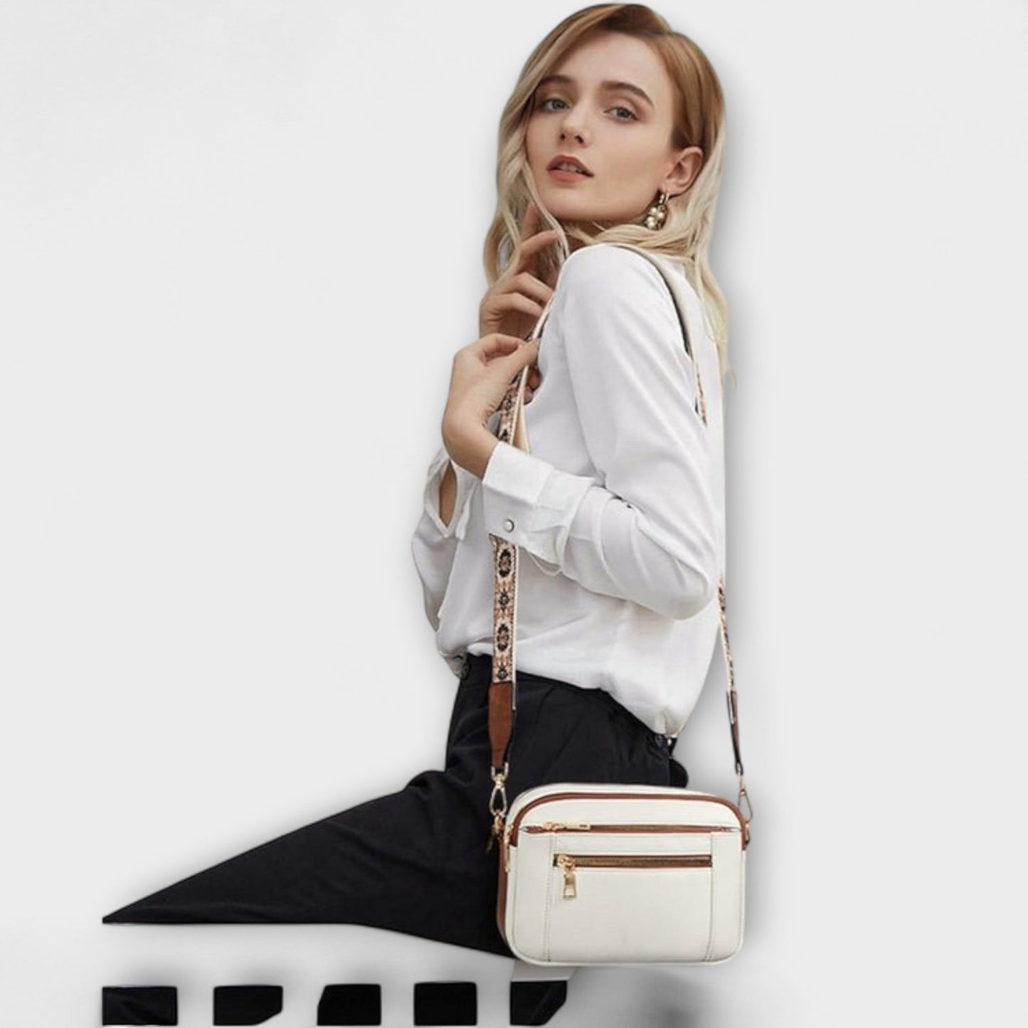 Bella | Sac à bandoulière en cuir élégant