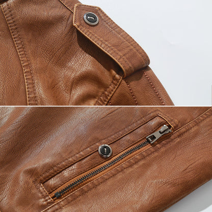 Veste de Motard en Fleece